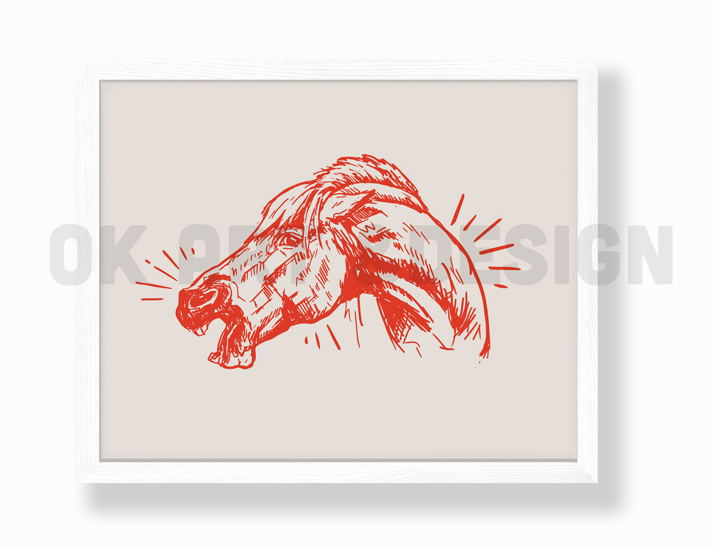 Sorry Bout' The Biting- Signed Print