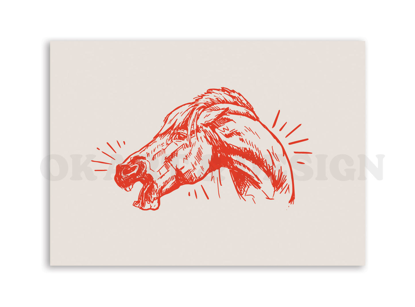 Sorry Bout' The Biting- Signed Print