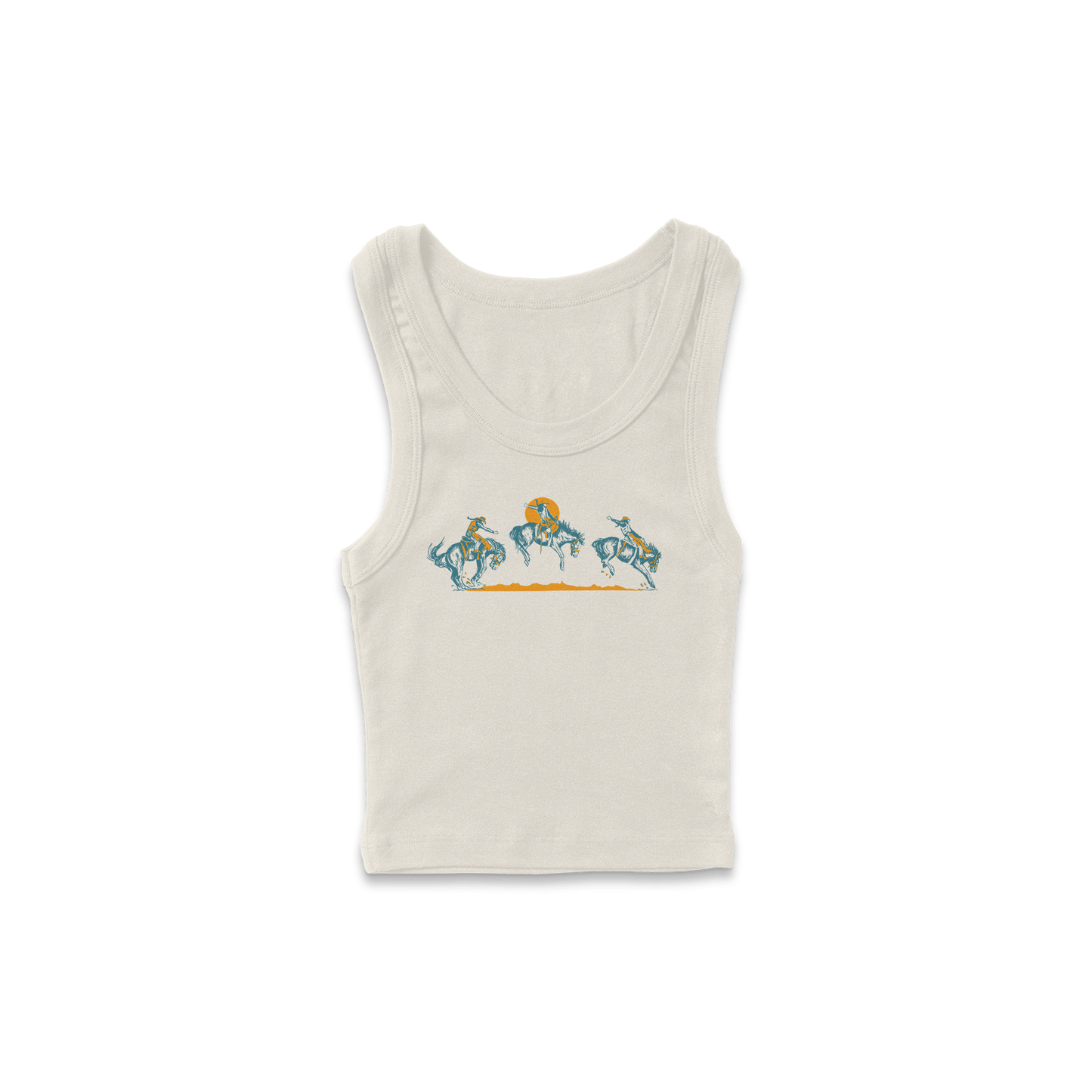 Bronc Buster- Cropped Tank