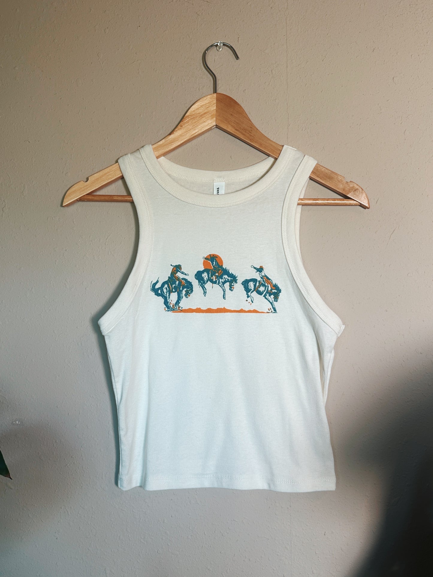 Bronc Buster- Cropped Tank
