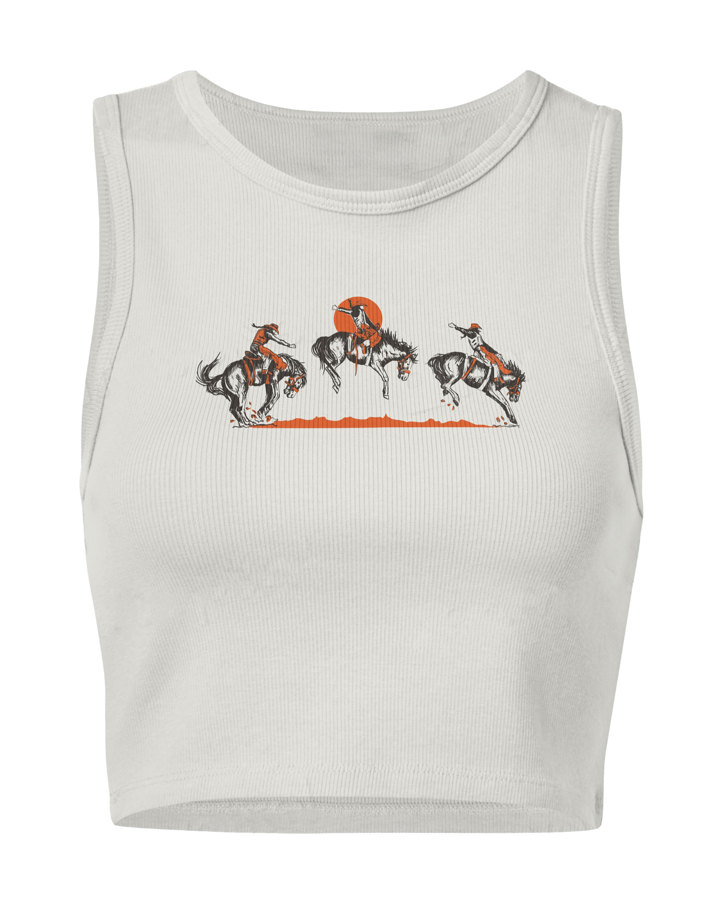 Bronc Buster- Cropped Tank