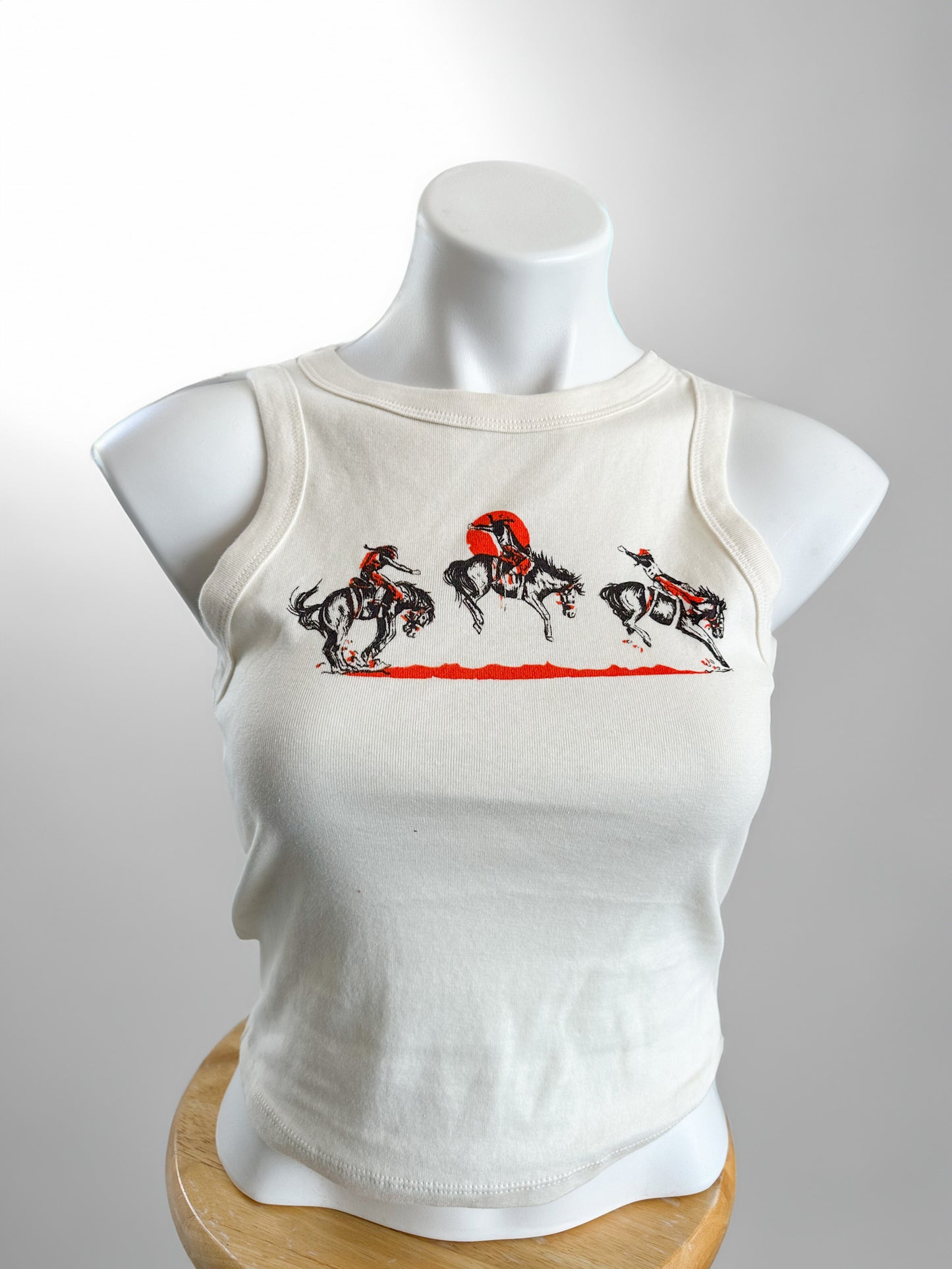 Bronc Buster- Cropped Tank