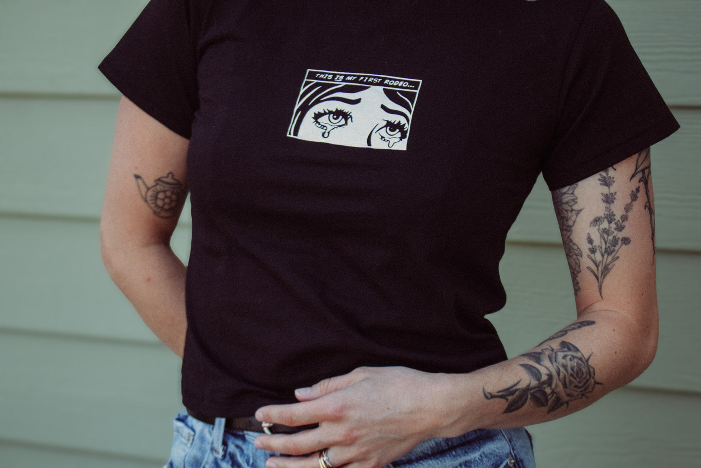 First Rodeo- Cropped Tee