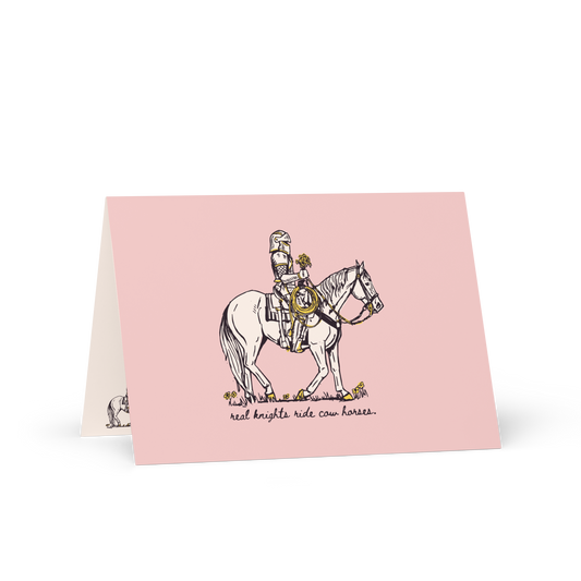 Real Knights- Greeting Card