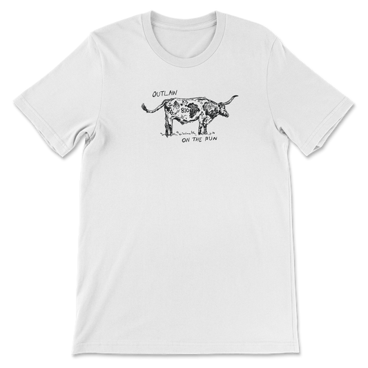 Old cowboys, western-style graphic tee. Hand printed in Bozeman, Montana.